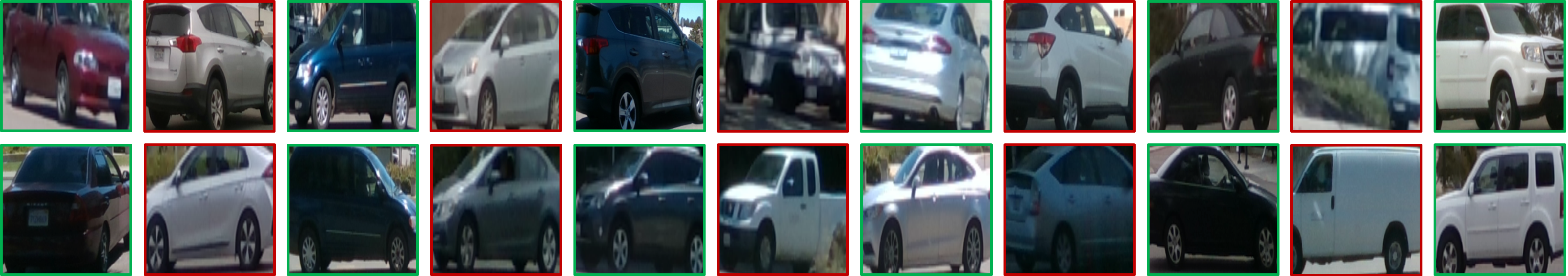 different snippets of vehicles